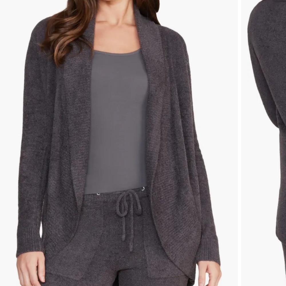 Barefoot dreams cozychic light circle cardigan